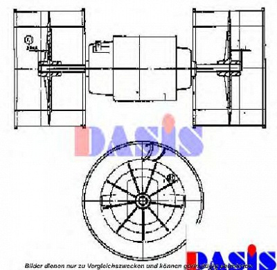 AKS DASIS 740910n -  Вентилятор салона